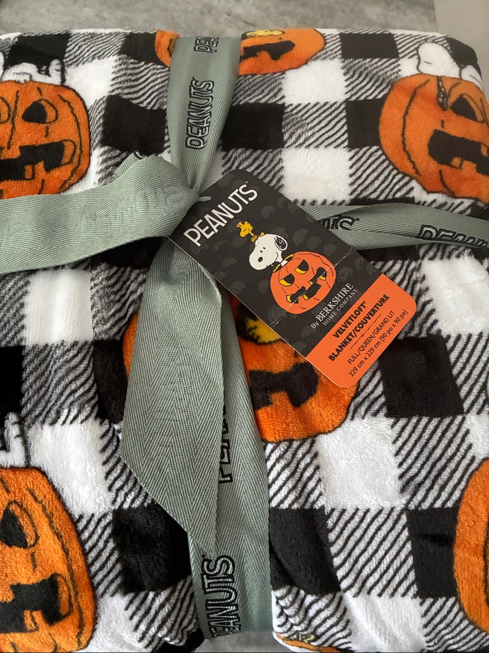 BERKSHIRE Snoopy PEANUTS Full/Queen Throw Blanket Collection